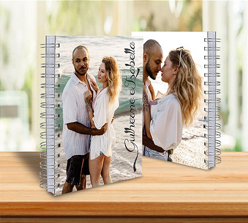 Caderno 18x25cm Personalizado - Laminação Brilho (c/100 ou 200fls)