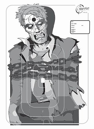 ALVO RECREATIVO ZUMBI ACORRENTADO – CÓD. A108
