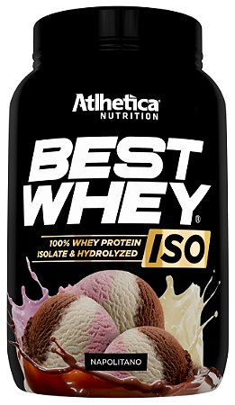 Best Whey Iso Protein - Isolado e Hidrolisado 900g - Atlhetica Nutrition