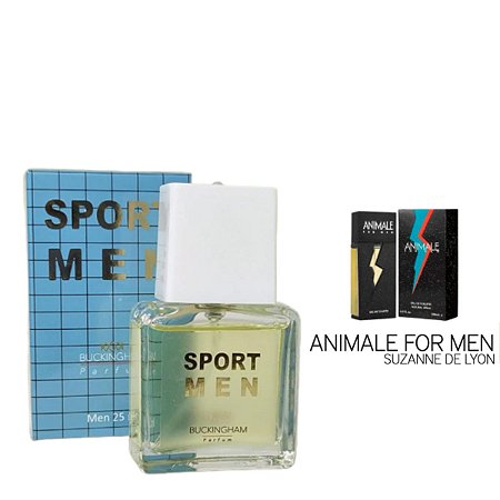 Perfume Masculino Sport Mem 25ml Buckingham - Inspirado Animale For Mem