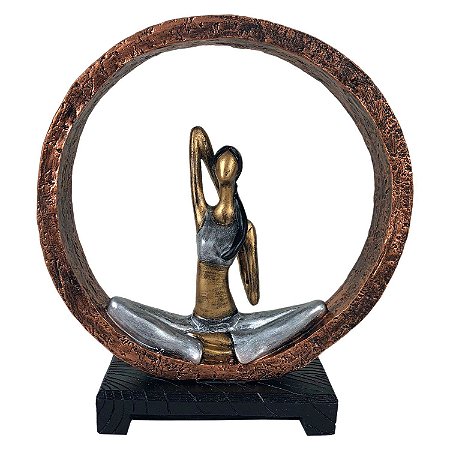 Estatueta Yoga Gomukhasana