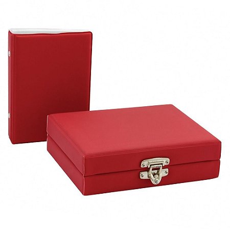 Estojo e Álbum capa básica para 40 fotos 15x21