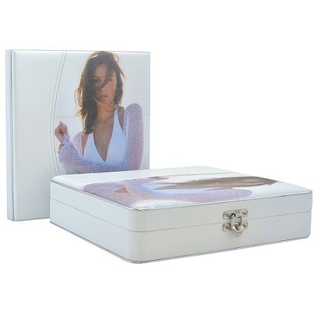 Estojo e Álbum em couro sintético liso ou estampado bicolor