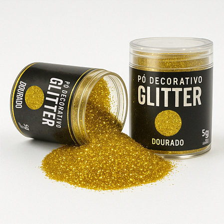 Pó Glitter Dourado 5g