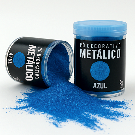 Pó Metálico Azul 5g