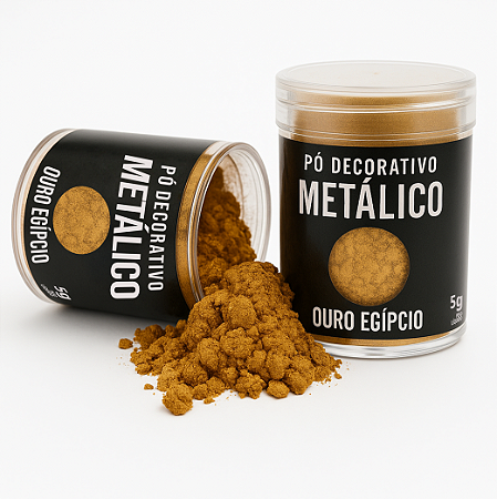 Pó Metálico Ouro Egípcio 5g