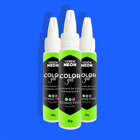 Corante Color Gel 30g NEON VERDE