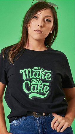 Camiseta Feminina We Make Preta