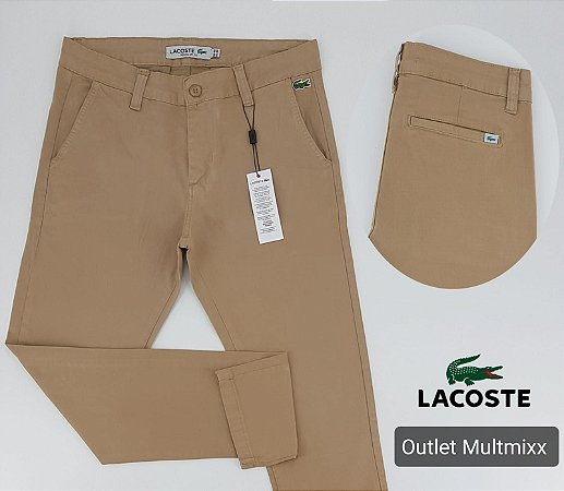 Calça de Sarja Lacoste