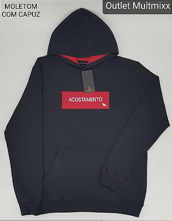 BLUSA DE MOLETOM COM CAPUZ