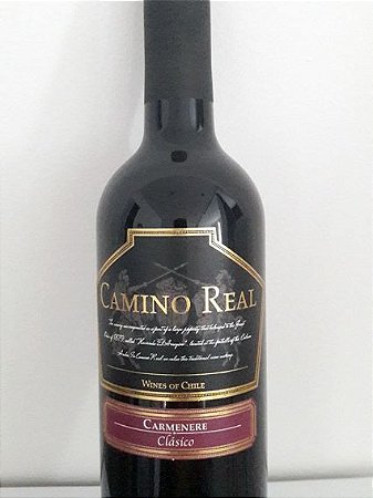Vinho Camino Real Carmenère - 750 ml - Chileno
