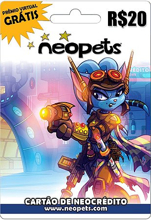Neopets - Cartão de Neocrédito Ylana R$20