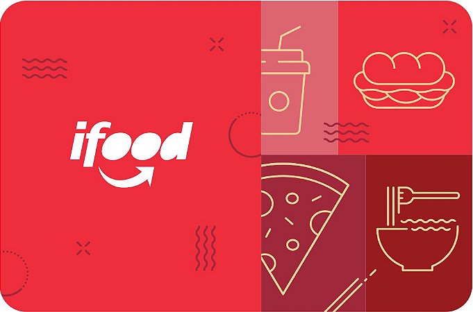 Ifood - Cartão Pré-Pago R$ 25 Reais