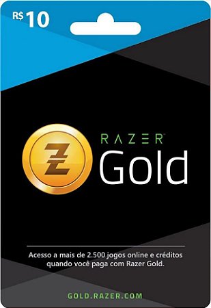Razer Gold PIN Rixty - Cartão R$ 10