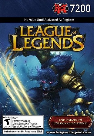 League of Legends - 7200 Riot Points