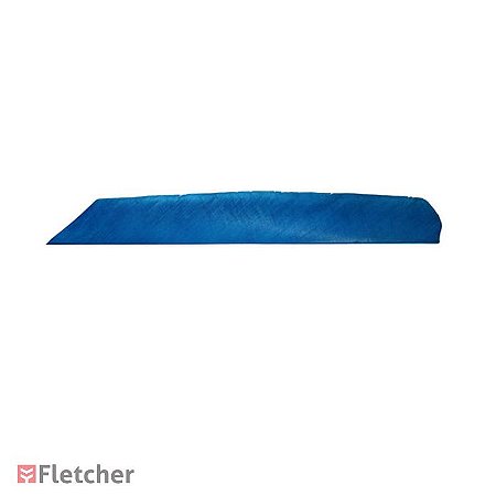 Pena de Peru Inteira Azul LW (Full Length Feather)