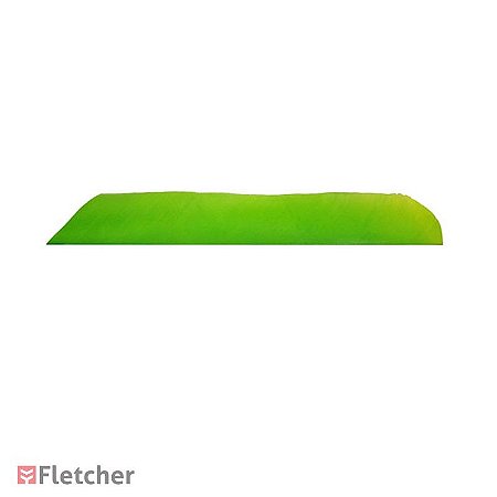 Pena de Peru Inteira Verde Fluorescente LW (Full Length Feather)