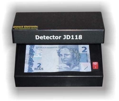 Detector de notas. doc. falsos(JD118) Pilhas