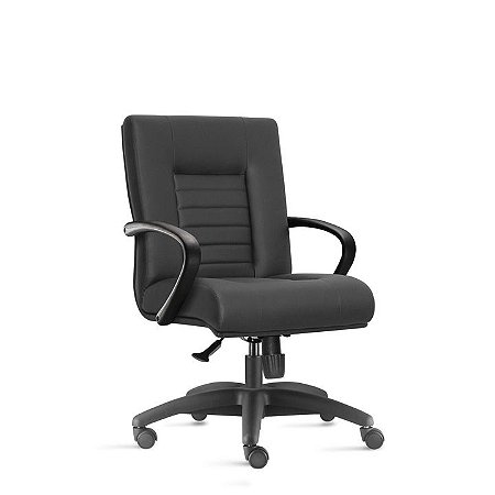 Cadeira New Onix Diretor Ergonômica Giratória Preto XLX22