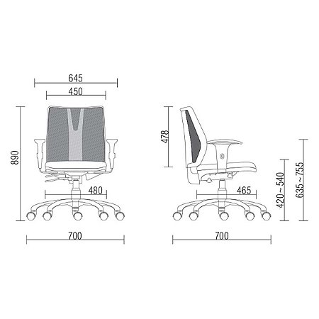 Cadeira Caixa Alta Portaria Recepção Ergonômica Varias Cores Cb34 XLX22