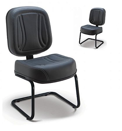 Kit 2 Cadeiras Premium Diretor Aproximação Pés em S XLX22