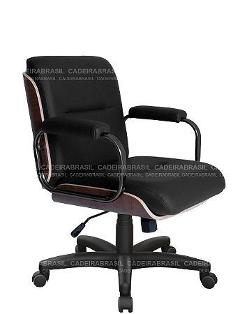 Cadeira Diretor Giratória - Base Aço Capa - Wooden CB 4008 XLX22