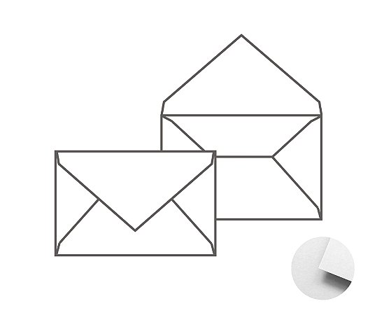 Envelope (REF 10 - 16,0 x 22,0 cm) Color Plus Branco