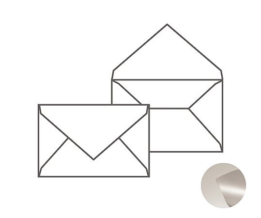 Envelope (REF 10 - 16,0 x 22,0 cm) Color Plus Metálico Aspen