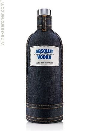 Vodka Absolut Denim (Jeans Case by Loren Cronk)