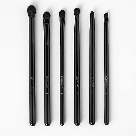 BH Cosmetics Zodiac Brush Set – 6 pincéis + necessaire (novo/sem caixa)