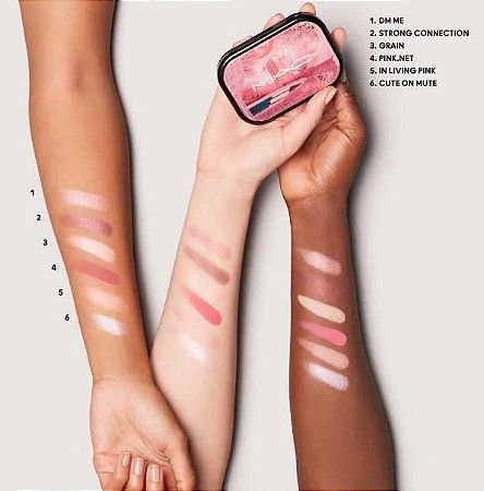 Rose Lens Paleta De Sombras Mac Connect In Colour Eye