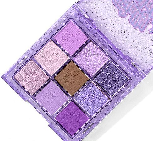 PURPLE PLATFORMS Bh Cosmetics Totally PLASTIC 2000's paleta de sombras