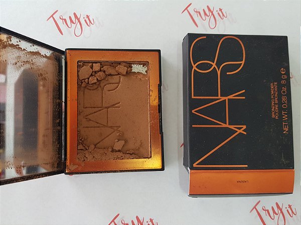 NOVO DANIFICADO PÓ BRONZEADOR NARS LAGUNA TALC-FREE BRONZER (quebrado)