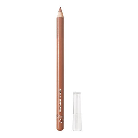 BADDEST BEIGE ELF Cream Glide Lip Liner, Highly-Pigmented Pencil For Shaping & Sculpting Lips, Semi-Matte Finish