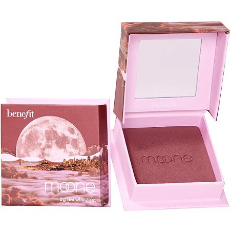 Moone - rich berry Benefit Cosmetics WANDERful World Silky-Soft Powder Blush