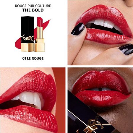 1 LE ROUGE The Bold High Pigment Lipstick – Satin Lipstick – YSL Beauty
