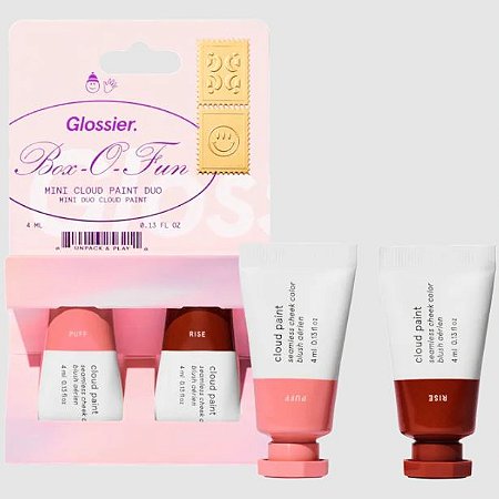 Glossier Mini Cloud Paint Gel Cream Blush Duo (2 x 4 mL Cloud