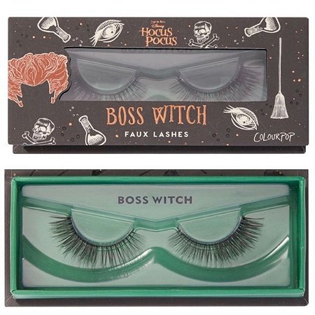 colourpop boss witch faux lashes par de cílios postiços