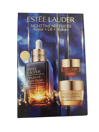 Sérum Anti-Idade Advanced Night Repair 30ml + Hidratante Anti-Idade Revitalizing Supreme+ Moisturizer Youth Power Creme 15ml + Gel-Creme Advanced Night Repair Eye Supercharged 5ml