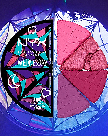 NYX Professional Makeup X Wednesday Blush Palette Enid EDIÇÃO LIMITADA