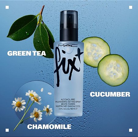 novo/sem caixa MAC Bruma Facial Multifuncional Fix + 100ml