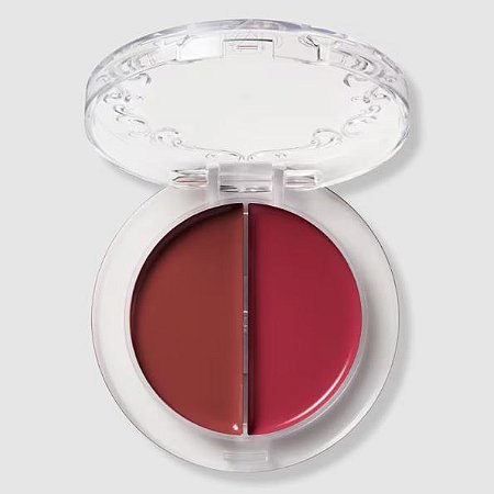 Secret Thicket 10 - Hallowed Apple (chestnut rose) // Hidden Apple (rose pink) KVD Beauty Good Apple Blush Balm Duo