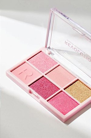 Revolution Reloaded Mini Palette - Heartbreaker Pink Paleta de Sombra