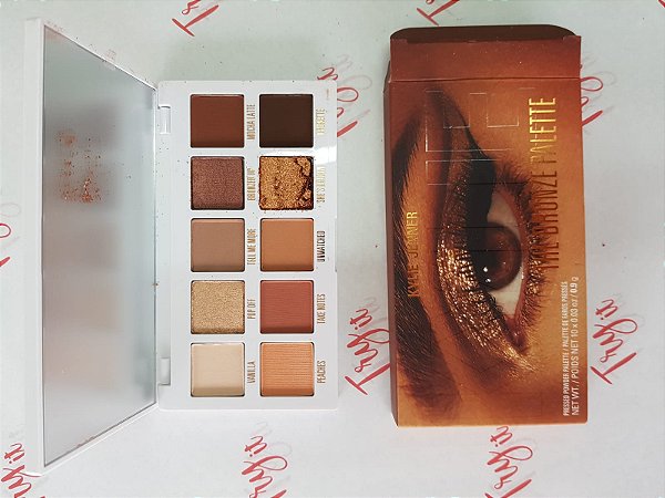 novo danificado PALETA DE SOMBRAS KYLIE JENNER KYSHADOW BRONZE NUDES (1 sombra quebra e solta)