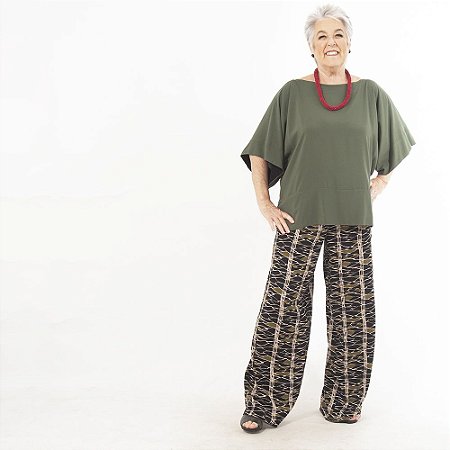 conjunto de pantalona para festa plus size