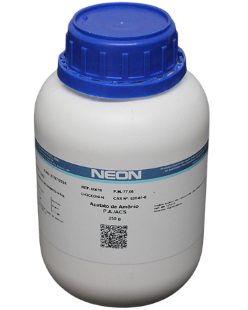 ACETATO DE AMONIO PA ACS 250G CAS 631-61-8