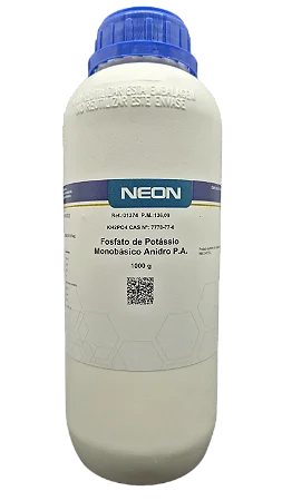 FOSFATO DE POTASSIO MONOBASICO ANIDRO PA 1KG CAS 7778-77-0