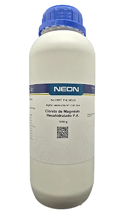CLORETO DE MAGNESIO HEXAHIDRATADO PA 1KG CAS 7791-18-6