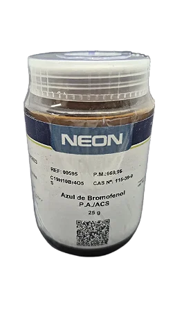 AZUL DE BROMOFENOL PA 25G CAS 115-39-9