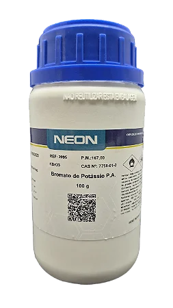 BROMATO DE POTASSIO PA 100G CAS 7758-01-2